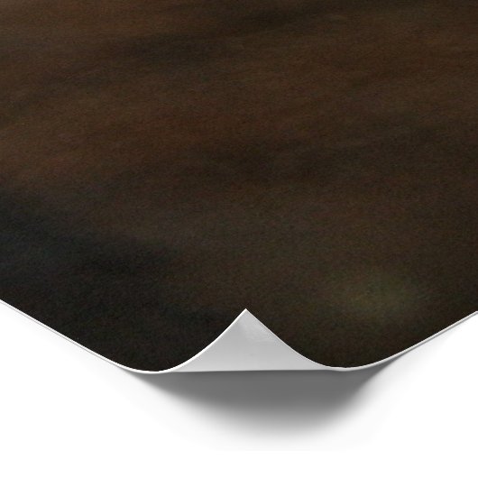 Bruin tapijt Python Poster (Hoek)