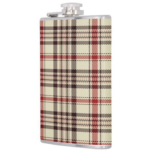 Bruin Tartan Heupfles (Links)