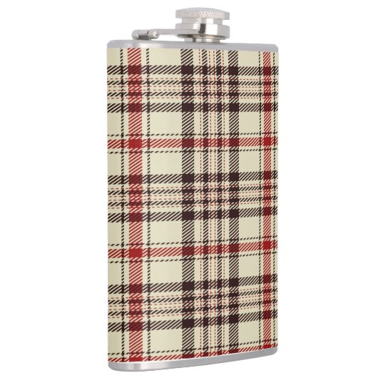 Bruin Tartan Heupfles (Rechts)