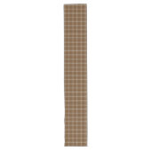 Bruin Tartan Lange Tafelloper (Voorkant)
