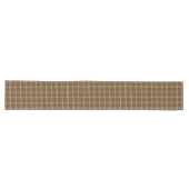 Bruin Tartan Lange Tafelloper (Horizontaal)