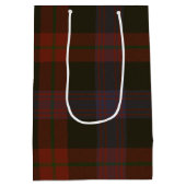 Bruin Tartan Medium Cadeauzakje (Achterkant)