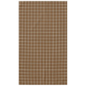 Bruin Tartan Tafelkleed (Voorkant)