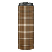 Bruin Tartan Thermosbeker (Achterkant)