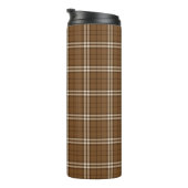 Bruin Tartan Thermosbeker (Geroteerd rechts)