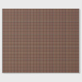 bruin tartan verpakkingspapier cadeaupapier (Vlak)