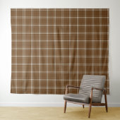 Bruin Tartan Wandkleed (In Situ (horizontaal))