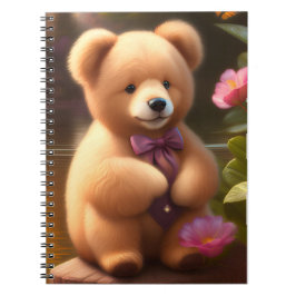 Bruin Teddy Bear Spiraal Notitieboek