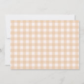 Bruin Teddybeer Verjaardagsuitnodiging Beer Balloo Bedankkaart (Achterkant)