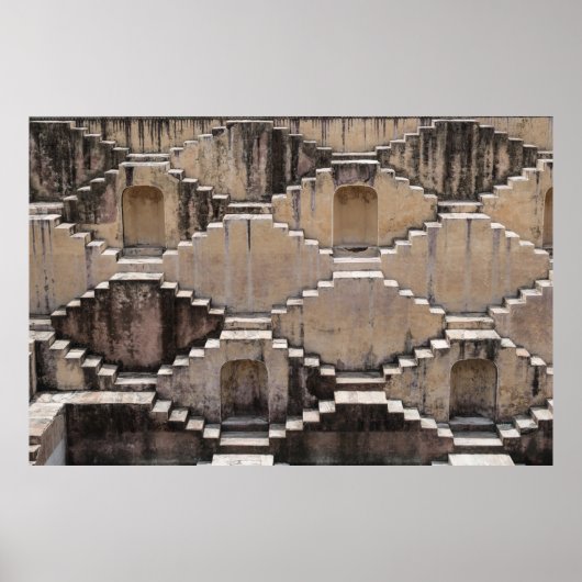 Bruin-tempelontwerp Poster (Voorkant)