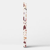 Bruin terrazzo: , trendy motief. Case-Mate iPhone case (Achterkant / Links)