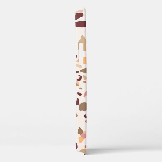 Bruin terrazzo: , trendy motief. Case-Mate iPhone case (Achterkant / Rechts)