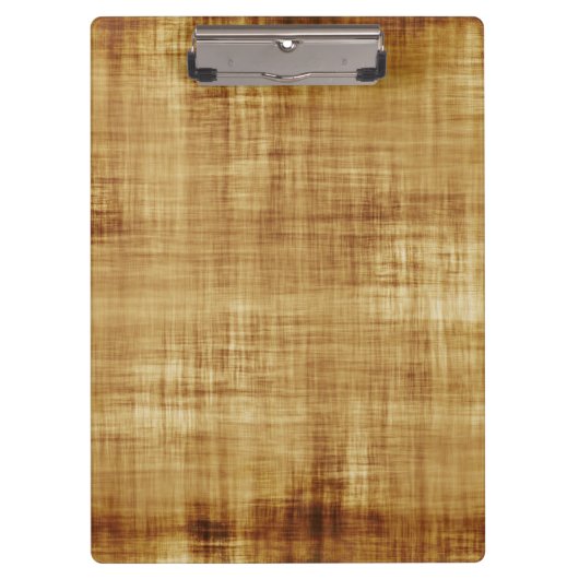 Bruin textiel klembord (Voorkant)