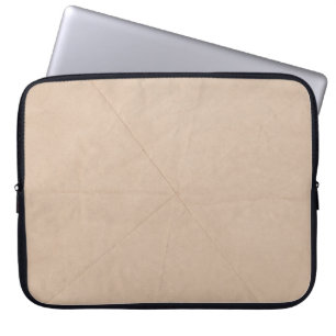 Bruin textiel laptop sleeve