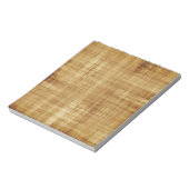 Bruin textiel notitieblok (Linkerzijde)