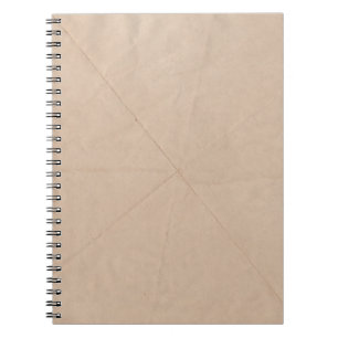 Bruin textiel notitieboek