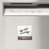 Bruin Thrasher Inspirerend Magnet (Insitu (Vaatwasser))