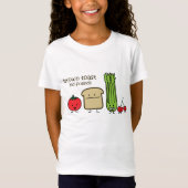Bruin Toast en Vrienden T-shirt (Voorkant)