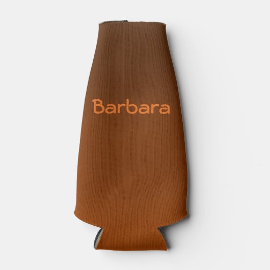 Bruin tot Sinaasappel Vervagen Flesjeskoeler (Voorkant)