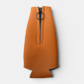 Bruin tot Sinaasappel Vervagen Flesjeskoeler (Achterkant)