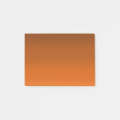 Bruin tot Sinaasappel Vervagen Post-it® Notes (Voorkant)