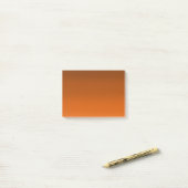Bruin tot Sinaasappel Vervagen Post-it® Notes (Op bureau)