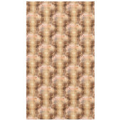 Bruin tot zalm, herhaald gebogen gehammerd glas tafelkleed (Voorkant)