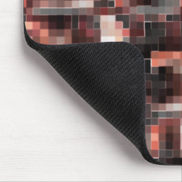 Bruin tot zalm, wit, grijs mozaïek van tegel muismat