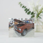 Bruin Truck 1 Briefkaart (Staand voorkant)