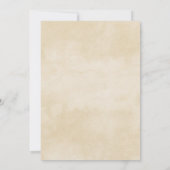 Bruin Turkije Thanksgiving binnenuitnodiging Kaart (Achterkant)