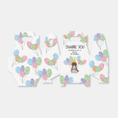 Bruin Tuxedo Cockapoo Cavapoo Verjaardag Dank u Bedankdoosjes (Uitgevouwen)