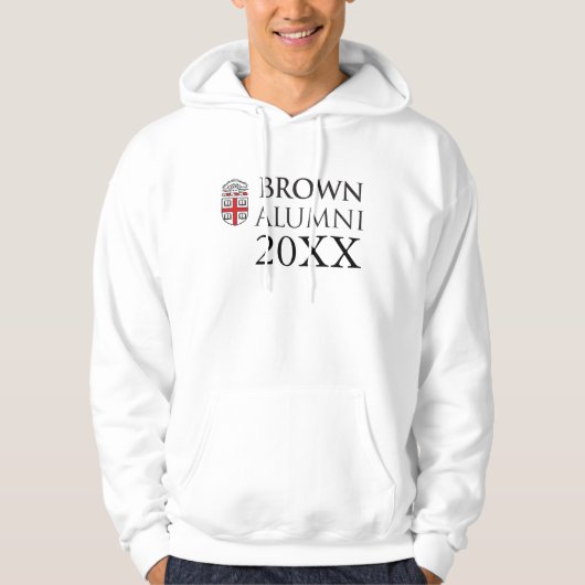 Bruin Universiteit Alumni Hoodie (Voorkant)