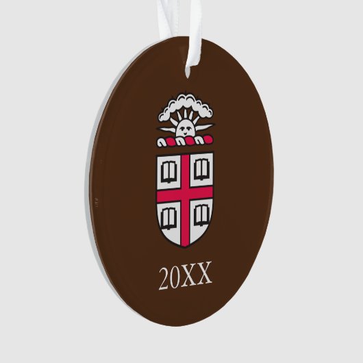 Bruin Universiteit Alumni Ornament (voorkant)