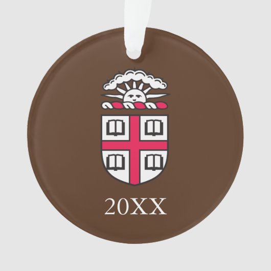 Bruin Universiteit Alumni Ornament (voorkant)