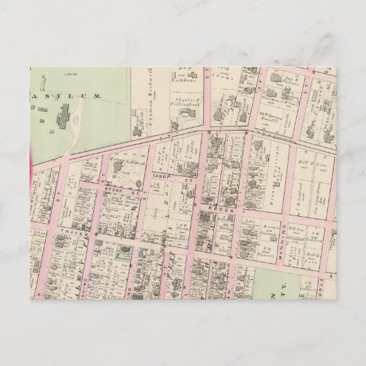 Bruin Universiteit Briefkaart (Voorkant)