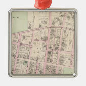 Bruin Universiteit Metalen Ornament (Voorkant)