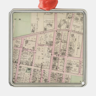 Bruin Universiteit Metalen Ornament