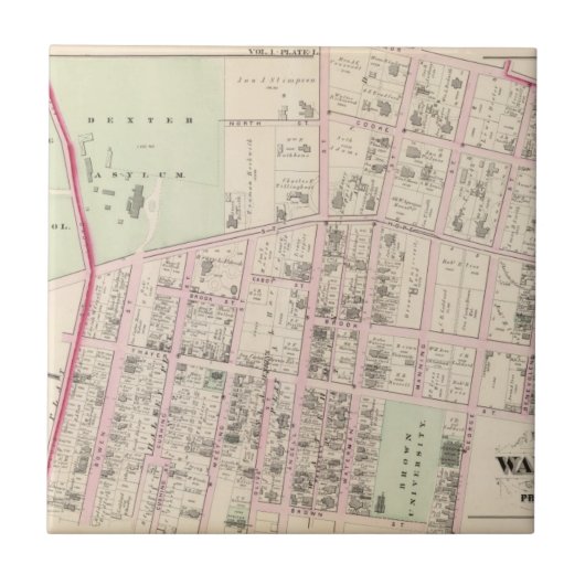 Bruin Universiteit Tegeltje (Voorkant)