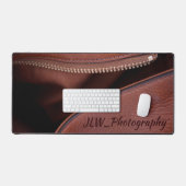 Bruin Unzipped faux Leather  Bureaumat (Keyboard & Muis)