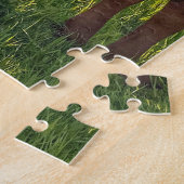 Bruin vee in de wei legpuzzel (Zijkant)