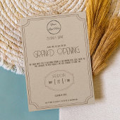 bruin veelzijdig boutique business event kaart