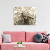 Bruin Veldkrekel Canvasprint Canvas Afdruk (Insitu (Woonkamer))