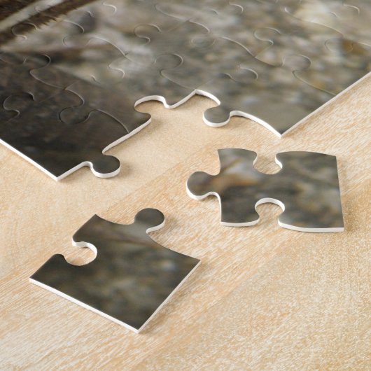 Bruin-vellen cricket Puzzle Legpuzzel (Zijkant)