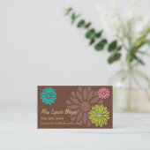 Bruin ventilator Visitekaartje (Staand voorkant)