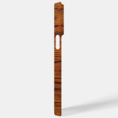  bruin verbrand hout Monogram Case-Mate iPhone Case (Achterkant / Rechts)