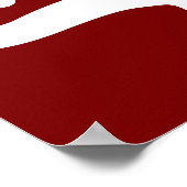 Bruin Verkoopteken, 18x24 Grote Verkoop Poster (Hoek)