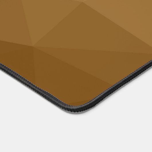 Bruin verloop geometrisch maaspatroon bureaumat (Hoek)