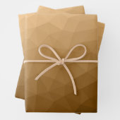 Bruin verloop geometrisch maaspatroon Driehoek Inpakpapier Vel (In situ)