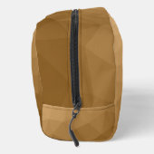 Bruin verloop geometrisch maaspatroon toilettasje (Rechts)