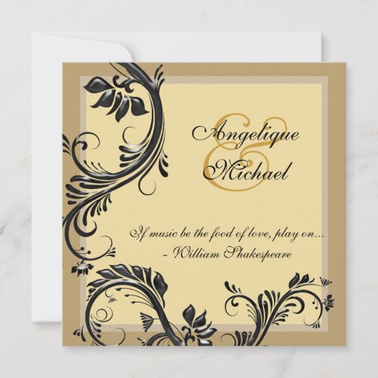 Bruin verloving ter gelegenheid van de bruine brui kaart (Voorkant)